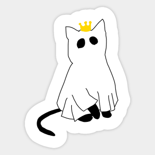 Ghost Arthur Cat Sticker